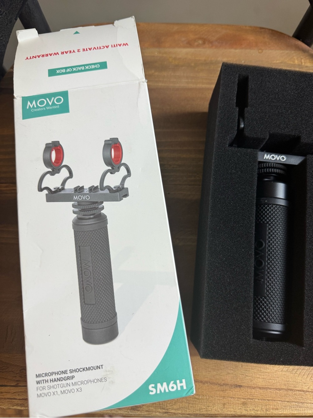 MOVO Black Microphone Shockmount